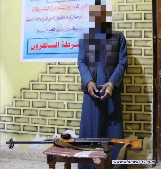 قسم شرطة بلدة الجزيرة يلقي القبض على متهم وضبط بحوزته سلاح RBK